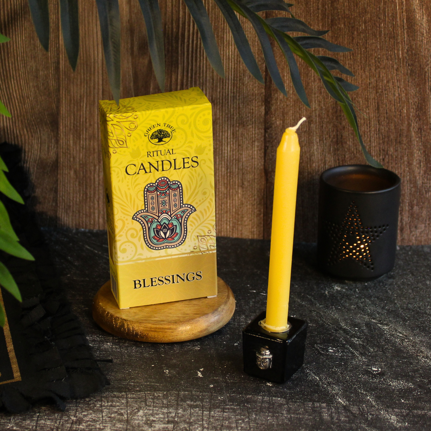 Green Tree Blessing Ritualkerzen – 10er Set