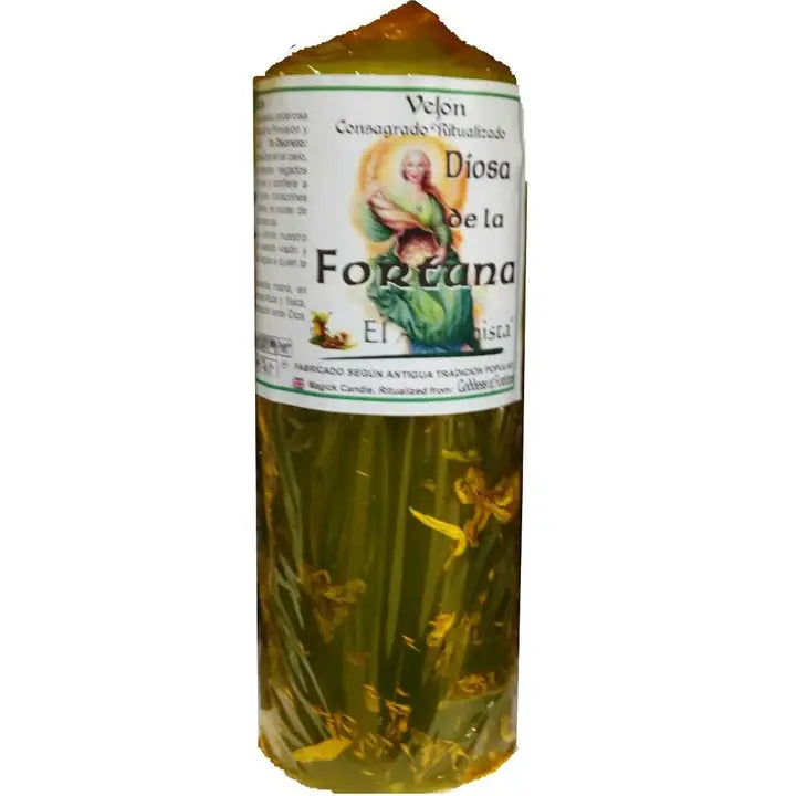 Gewürzte Kerze Göttin des Glücks - Wohlstand