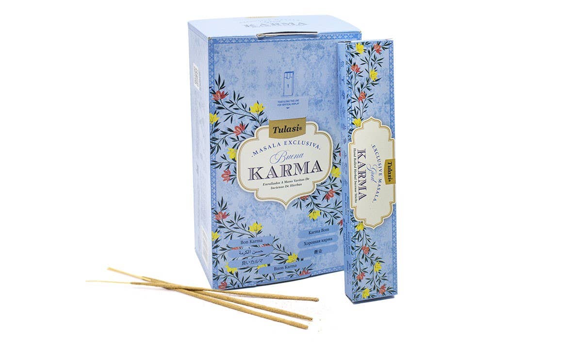 Tulasi Exclusive Good Karma Wierook – Positieve Energie & Dankbaarheid