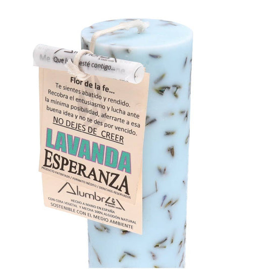 Handmade Lavender Candle — Hope, Faith & Perseverance