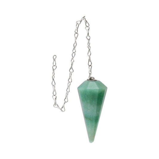 Polished Green Quartz Pendulum