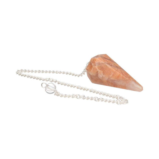 Faceted Moonstone Pendulum