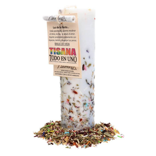 Handmade Soy Candle – Herbal Tea & All-in-One