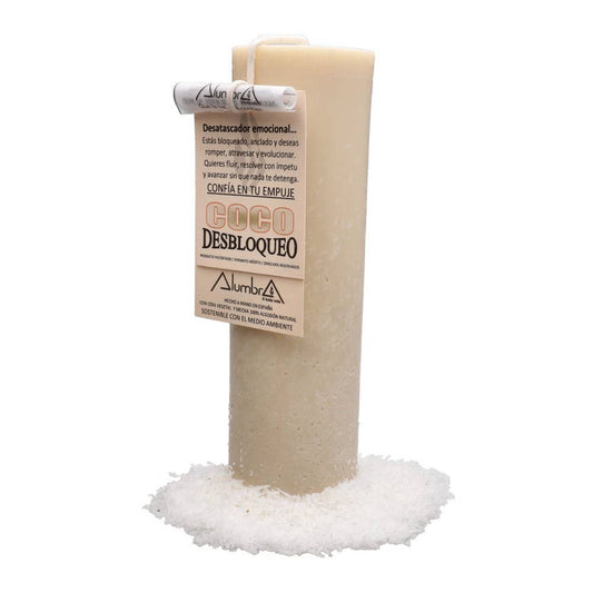 Handmade Soy Candle – Coconut & Unwind