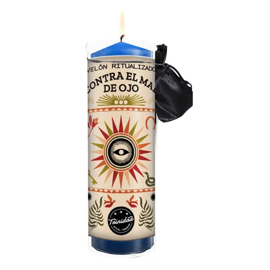 Trinidad Ritual Premium Kerze | Schutz vor dem Bösen Blick
