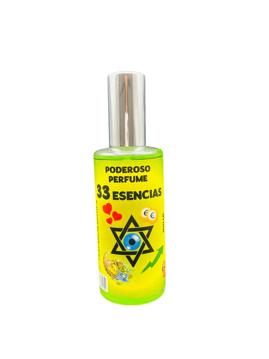 33 Essences Perfume – Spiritual Perfume with 33 Essences for Protection & Abundance