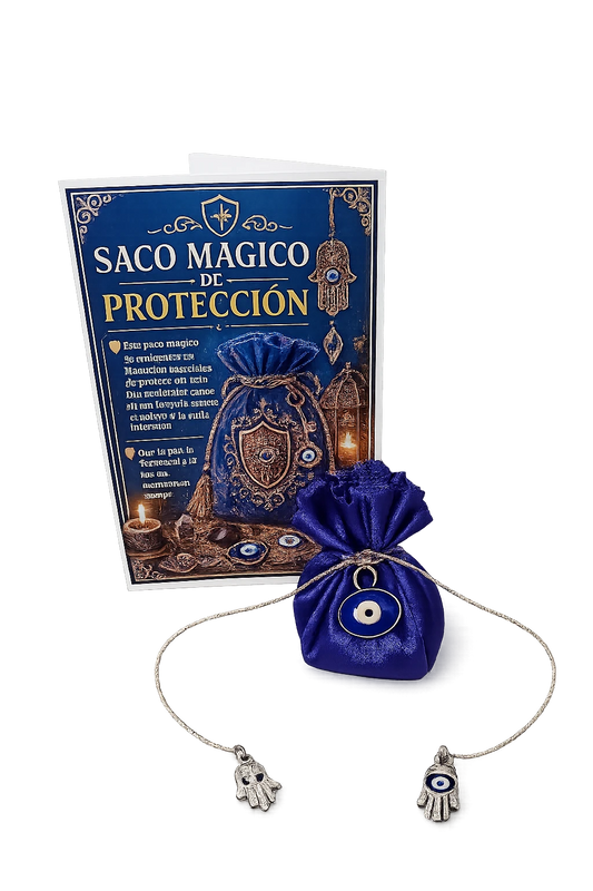 Amulett Magisches Schutzbeutel – Handgefertigter Zauberbeutel zum Schutz